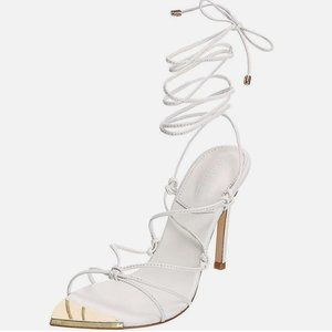 Schutz Hana leather strappy heeled sandals, US 7